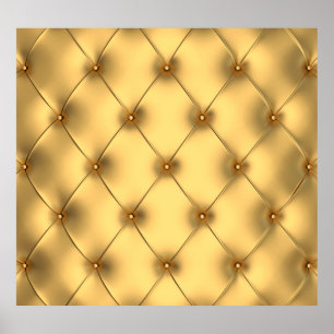 Golden Glamour: Luxurious Interior Decor. Poster