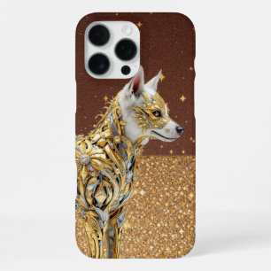 Golden Glimmer Fox iPhone 16 Pro Max Case