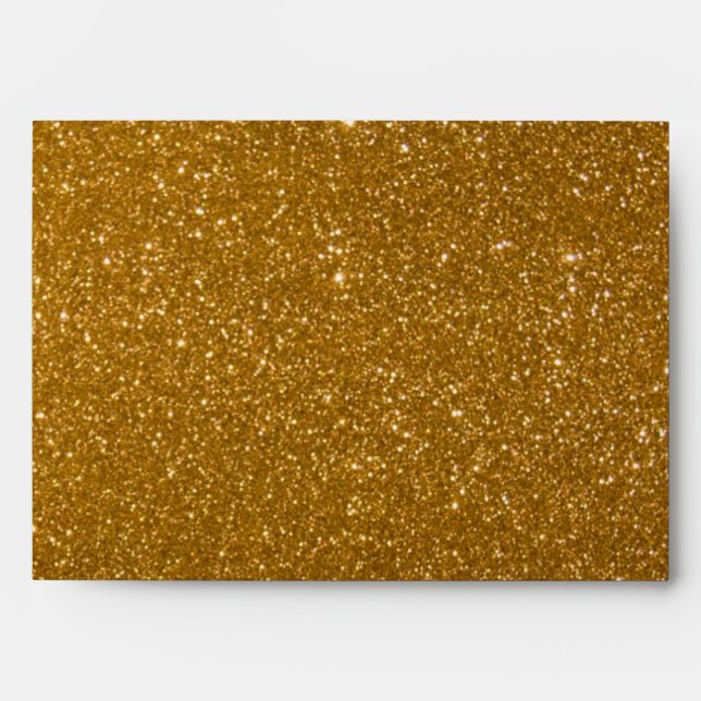 Golden glitter envelope (Front)