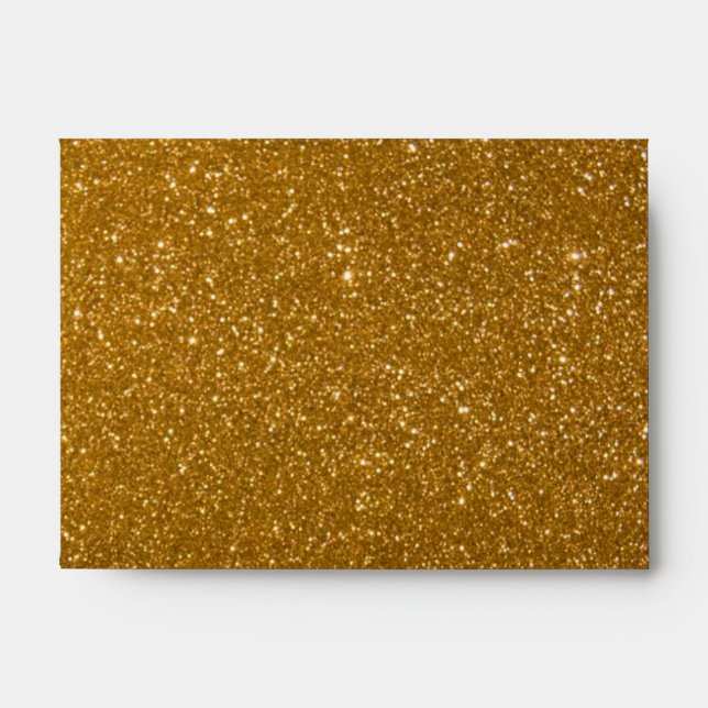 Golden glitter envelope (Front)