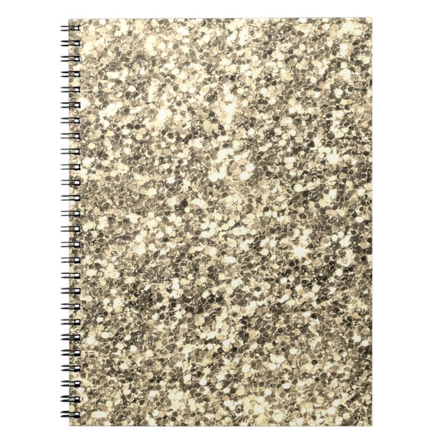 Golden Glitter Notebook (Front)