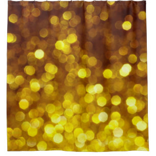 golden glitter texture christmas abstract backgrou shower curtain