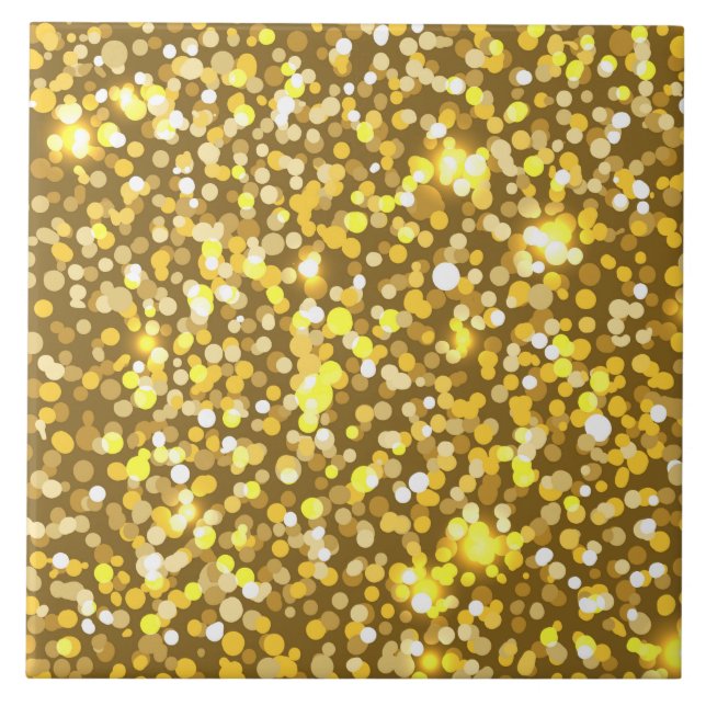 Golden glitter tile (Front)