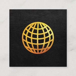Golden Globe   Executive Square Business Card