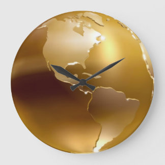 Golden Globe Wall Clock