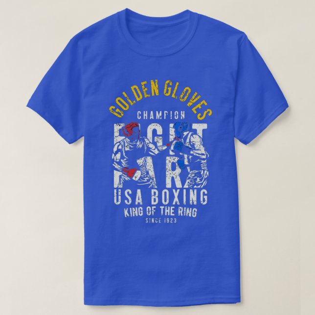 Golden Gloves Boxing T-Shirt (Design Front)