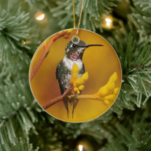 Golden Glow Ceramic Tree Decoration
