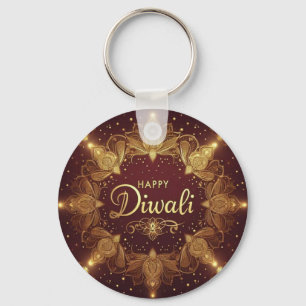 Golden Glow Diwali Key Ring