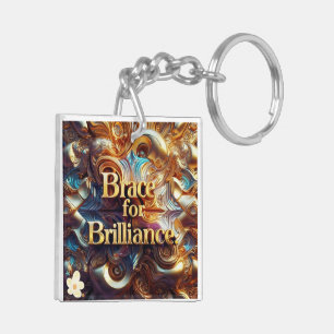 "Golden Glow" Key Ring