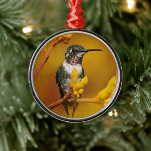 Golden Glow Metal Tree Decoration