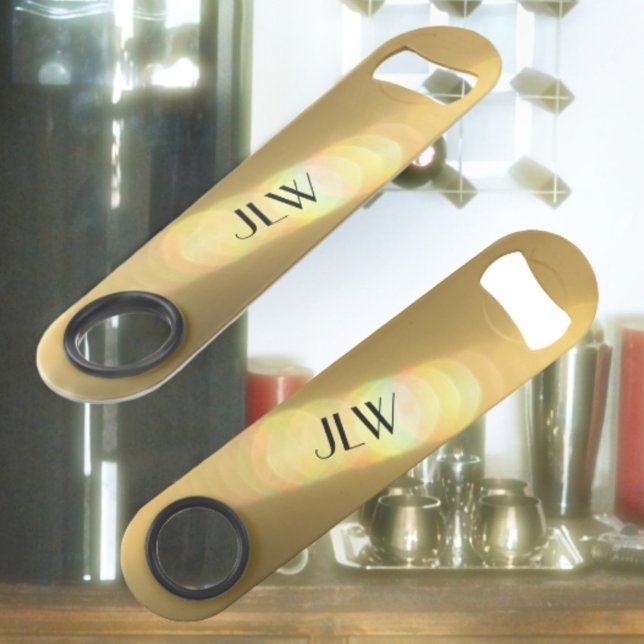 Golden Glow Stylish Glam Customisable Intials (Creator Uploaded)