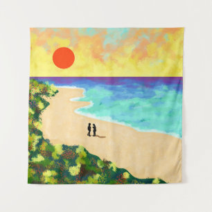 Golden Glow Tapestry