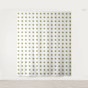 Golden Glow – Yellow Gemstone Flower Design Tapestry