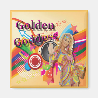 Golden Goddess Oldies Show Magnet