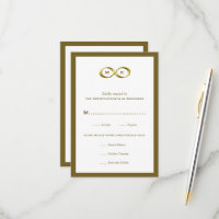 Golden Gold Infinity Hand Clasp Monogram Wedding