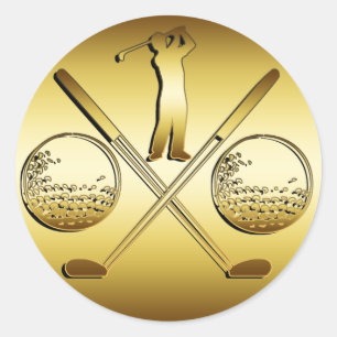 GOLDEN GOLF CLASSIC ROUND STICKER