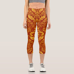 Golden Grace Capri Leggings