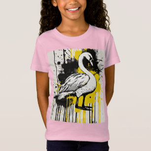 Golden Grace in Monochrome T-Shirt