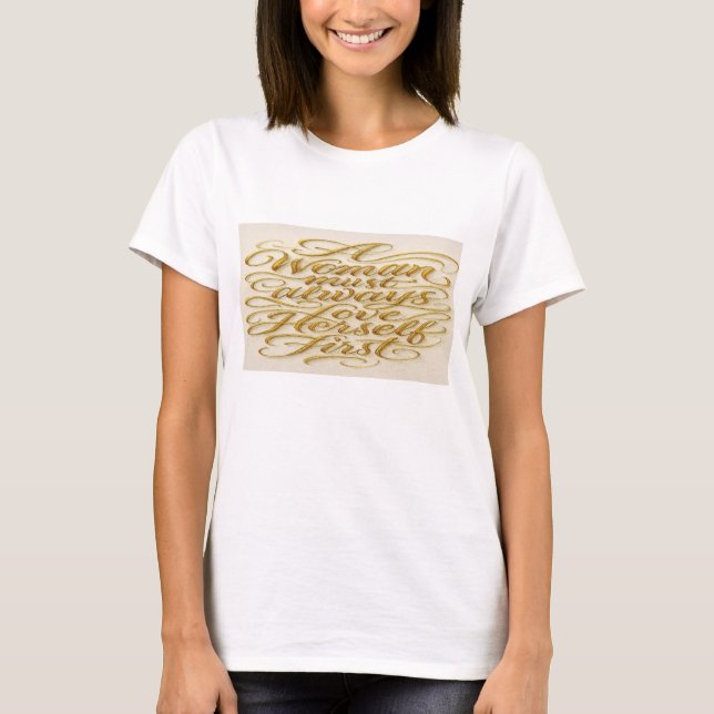  Golden Grace: Self-Love in Every Way T-Shirt (Front)