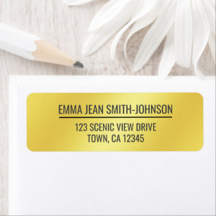 Golden Gradient Chic Modern Elegant Glamourous Gol