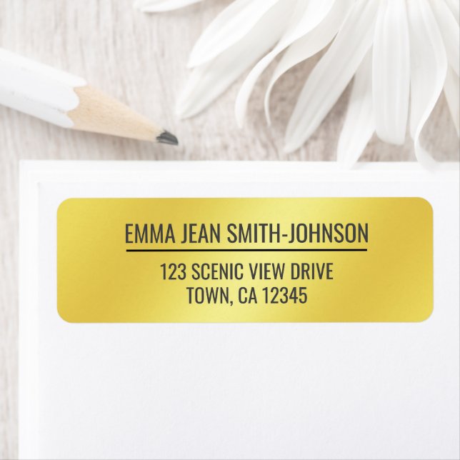 Golden Gradient Chic Modern Elegant Glamourous Gol (Insitu)