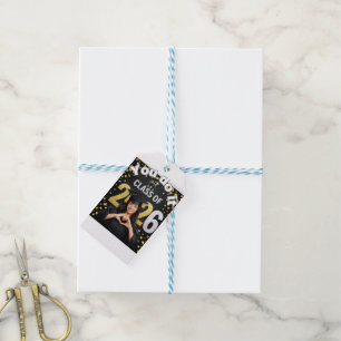 Golden Graduation Celebration Card – Congratulatio Gift Tags