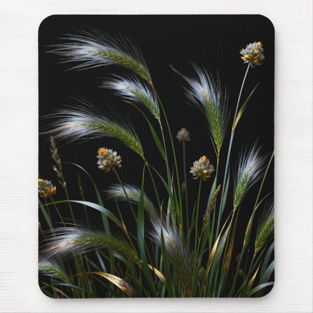 Golden Grass Mouse Pad (Front)