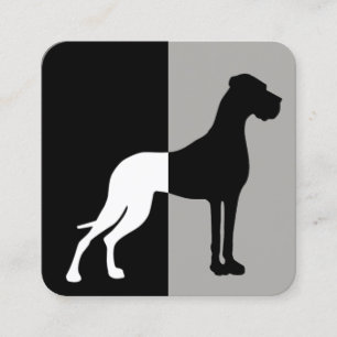 Golden Great Dane Fancy Business Cards