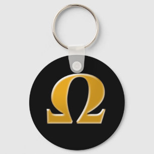 Golden Greek Omega - Symbol of Resistance Key Ring