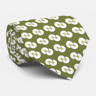 golden green necktie