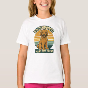 Golden Groove Festival – Retro Goldendoodle T-Shirt