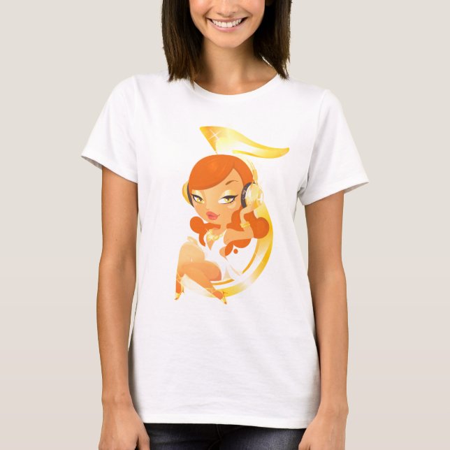  “Golden Groove Goddess” T-Shirt (Front)