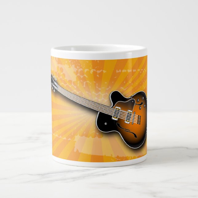 Golden Grunge Burst Guitar Speciality Mug (Front)