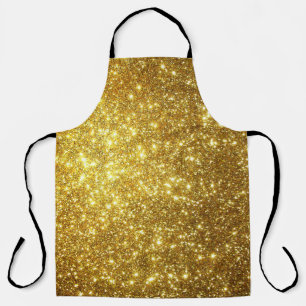 Golden grunge, high-resolution raster illustration apron
