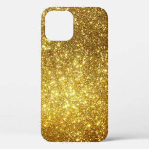 Golden grunge, high-resolution raster illustration iPhone 12 case