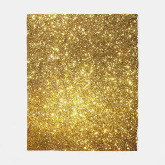 Golden grunge, high-resolution raster illustration fleece blanket