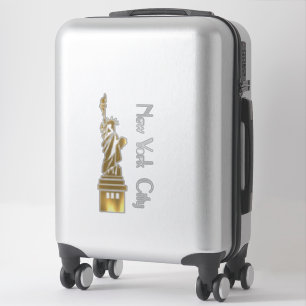 GOLDEN GRUNGE STATUE OF LIBERTY