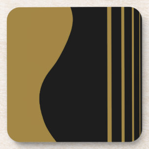 Golden Guitar Coaster