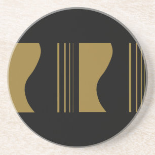 Golden Guitar Coaster