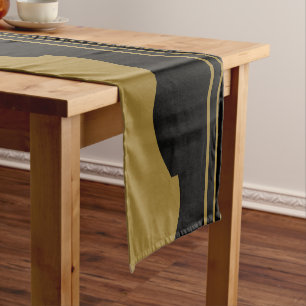 Golden Guitar Short Table Runner