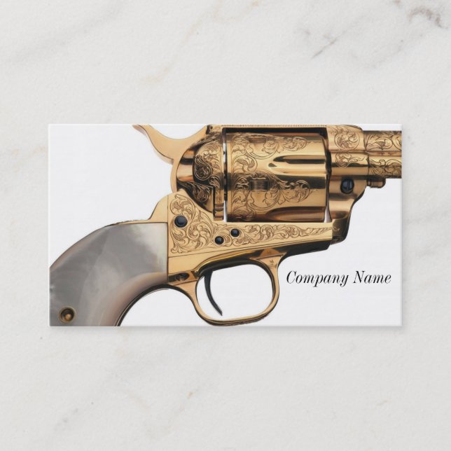 Golden Gun Business card (Front)