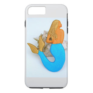 golden hair mermaid iPhone 8 plus/7 plus case