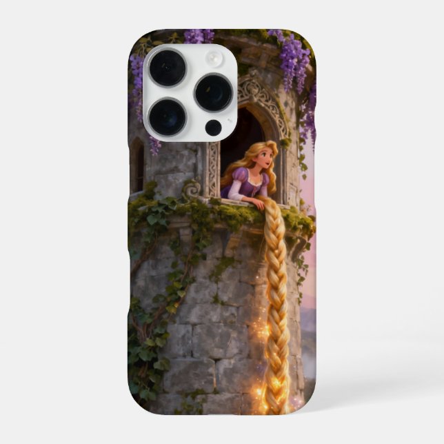 Golden Hair Princess iPhone 16 Case – Fairy Tale G (Back)