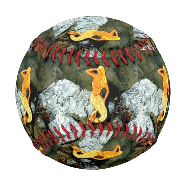 golden-haired mermaid baseball (Front)