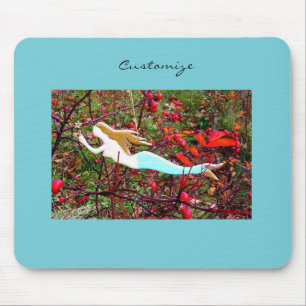Golden-haired mermaid beauty Thunder_Cove Mouse Mat