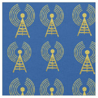 Golden Ham Radio Transmitters Fabric