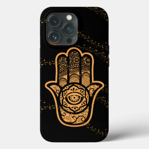 Golden Hamsa Hand iPhone 13 Pro Case