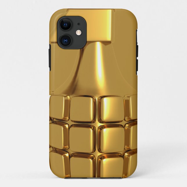 Golden Hand Grenade iPhone 5 Case (Back)