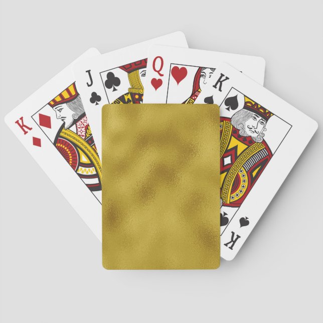 Golden Hand Playing Cards (Back)
