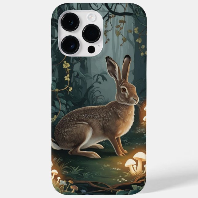 Golden Hare | Elegance | Fantasy | Phone Case (Back)